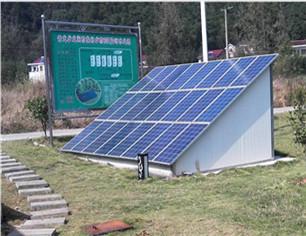 寧國青龍灣太陽能微動力污水處理項目